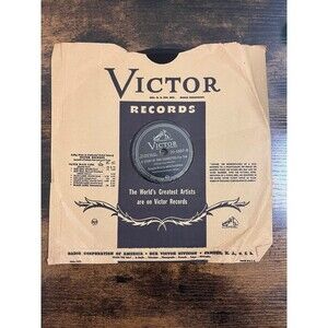 Rare Pre-War Victor Records No More Toujours L’Amour / A Story of Two Cigarettes